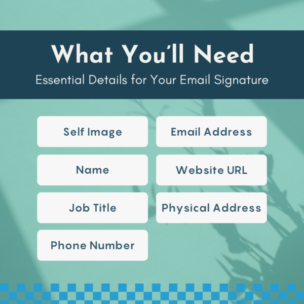 Editable HTML Signature Template for Professionals